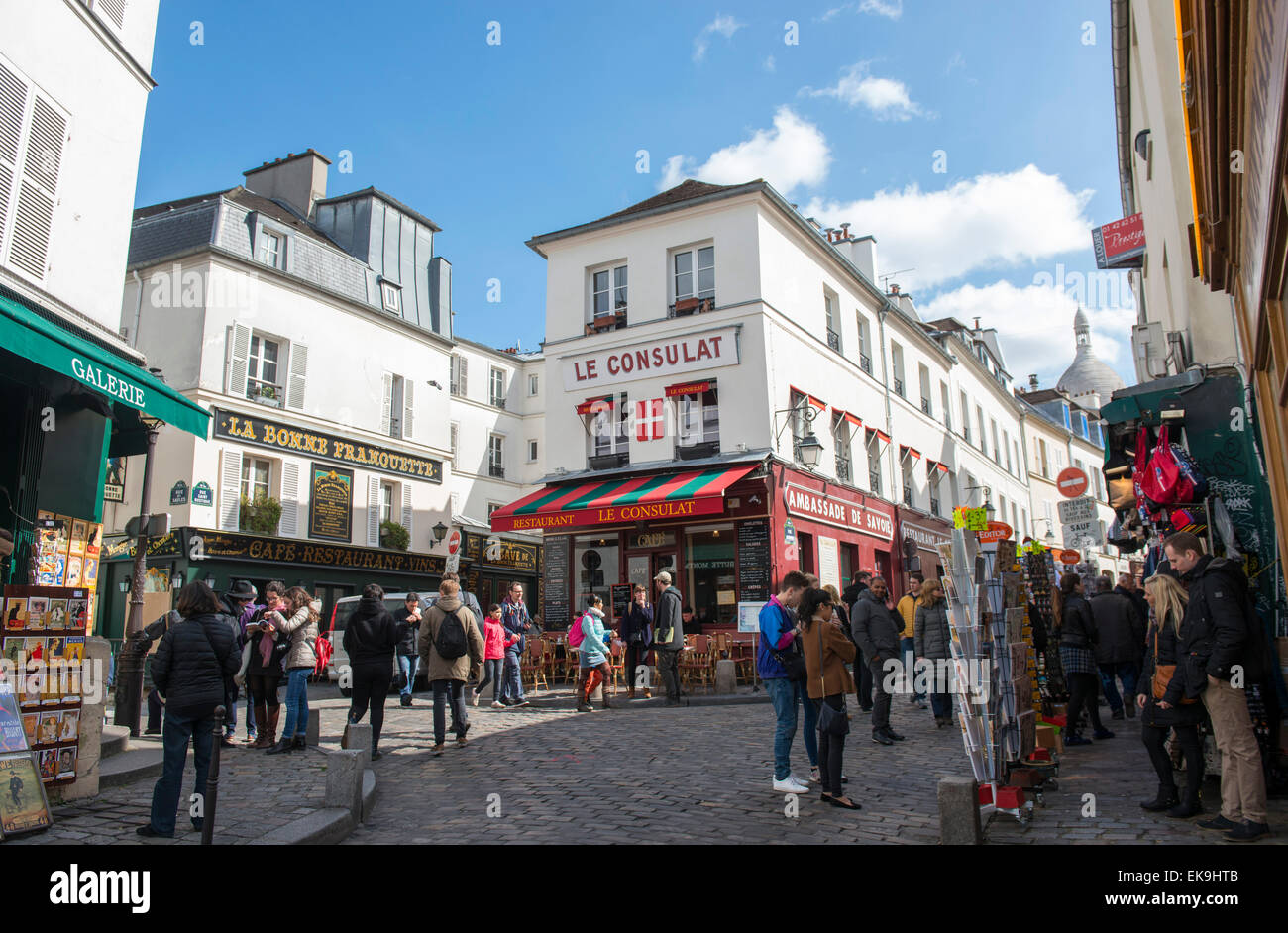 Montmartre, Paris Frankreich EU Stockfoto