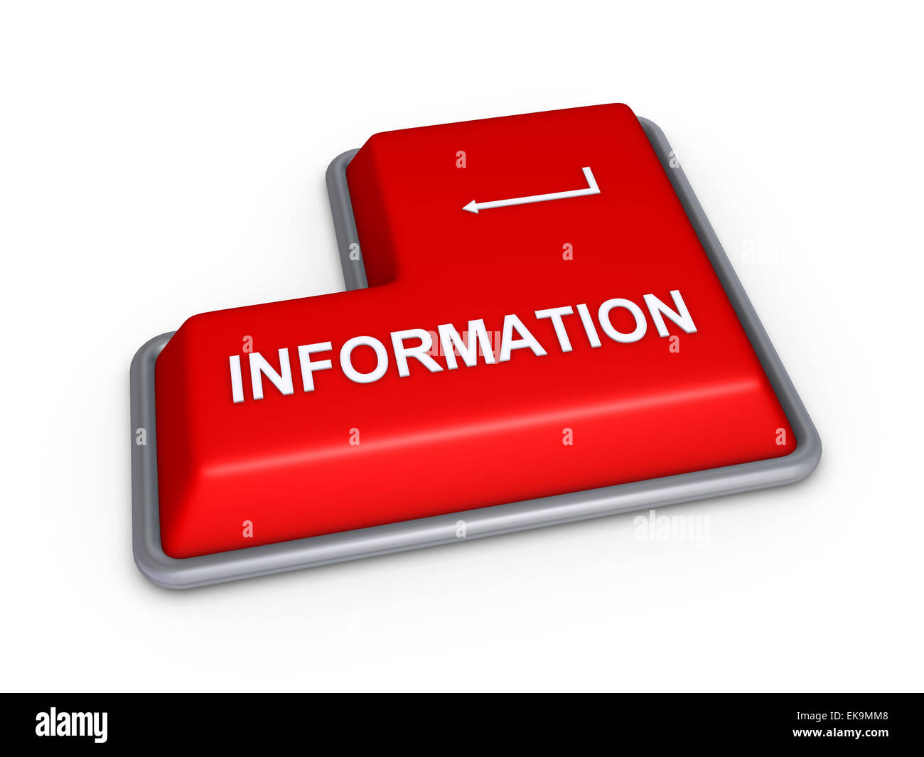 Informations-Tastatur-Taste Stockfoto