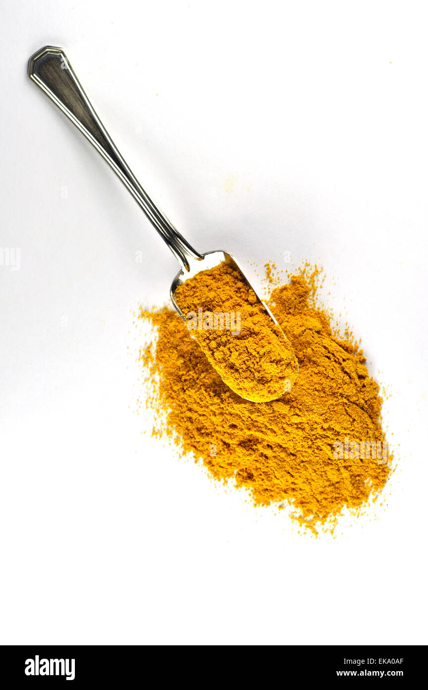 Curry-Pulver Stockfoto