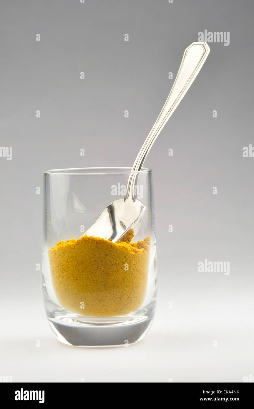 Curry-Pulver Stockfoto