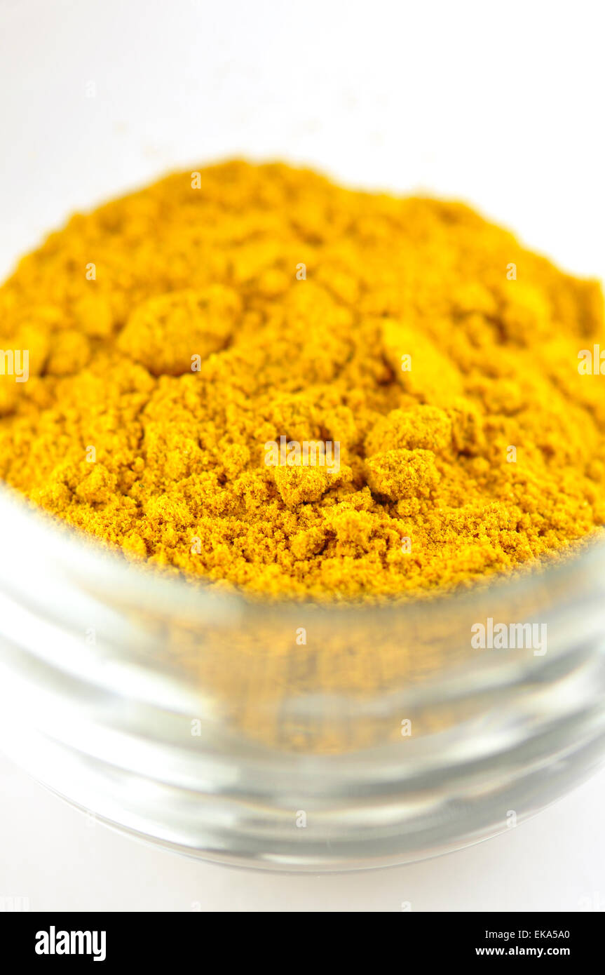 Curry-Pulver Stockfoto