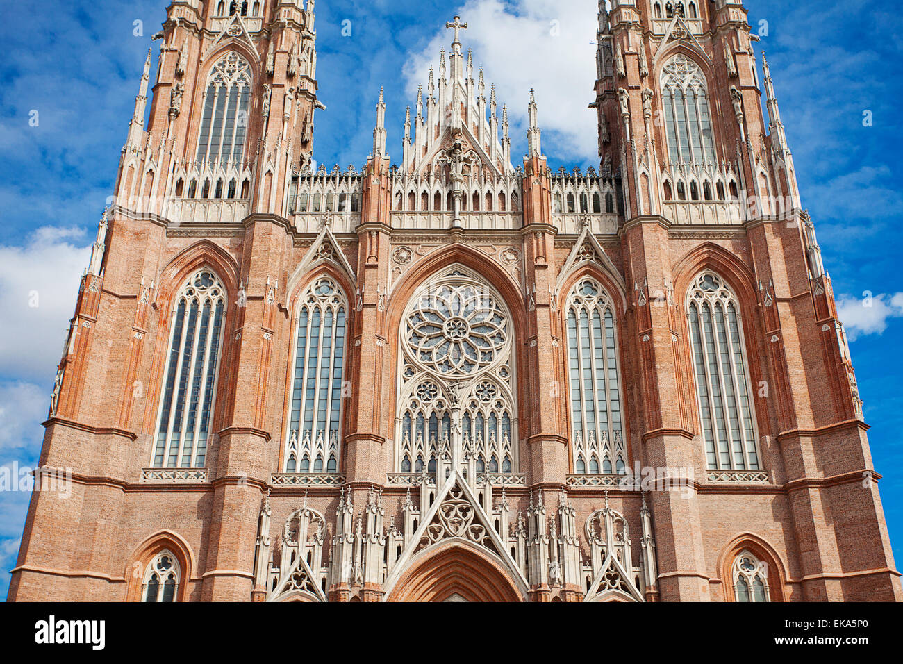 Die Kathedrale in der Stadt von La Plata, Argentinien Stockfoto