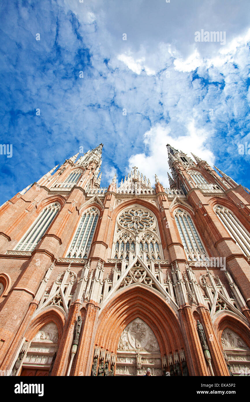 Die Kathedrale in der Stadt von La Plata, Argentinien Stockfoto