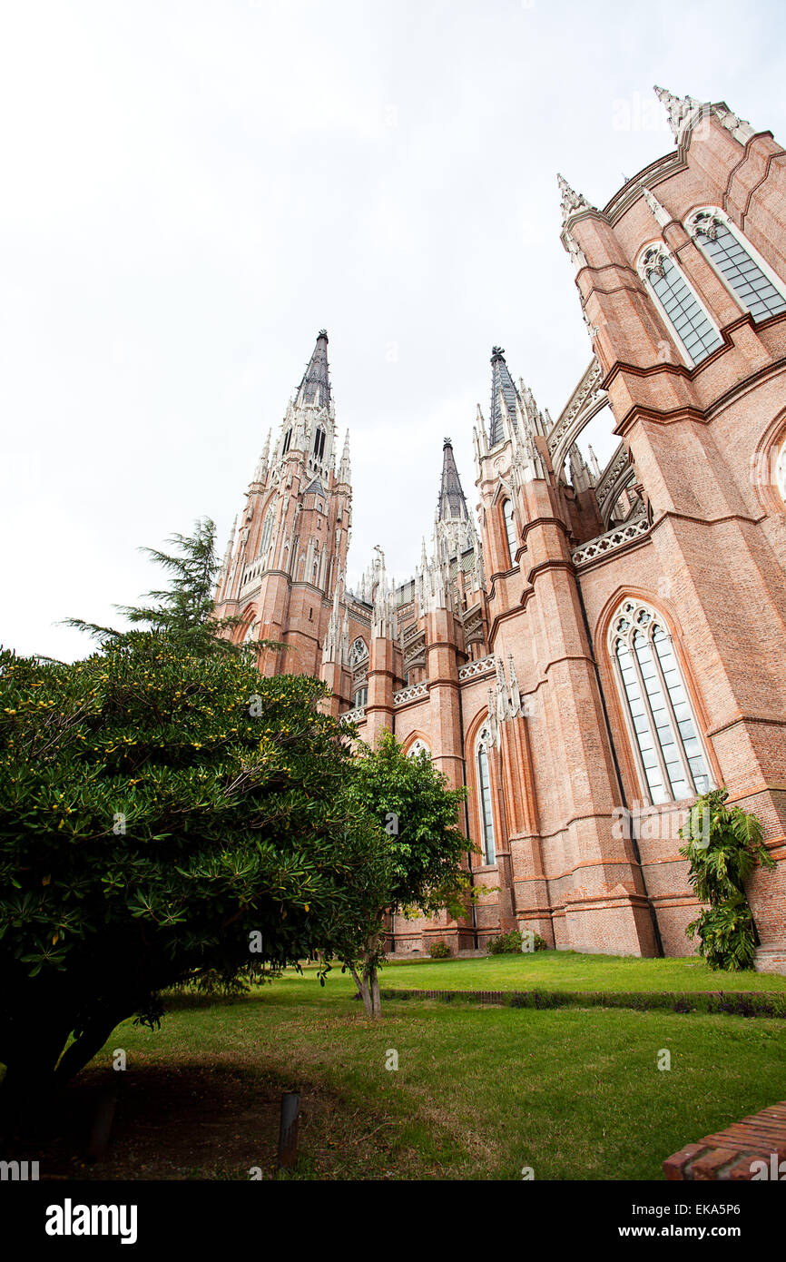 Die Kathedrale in der Stadt von La Plata, Argentinien Stockfoto