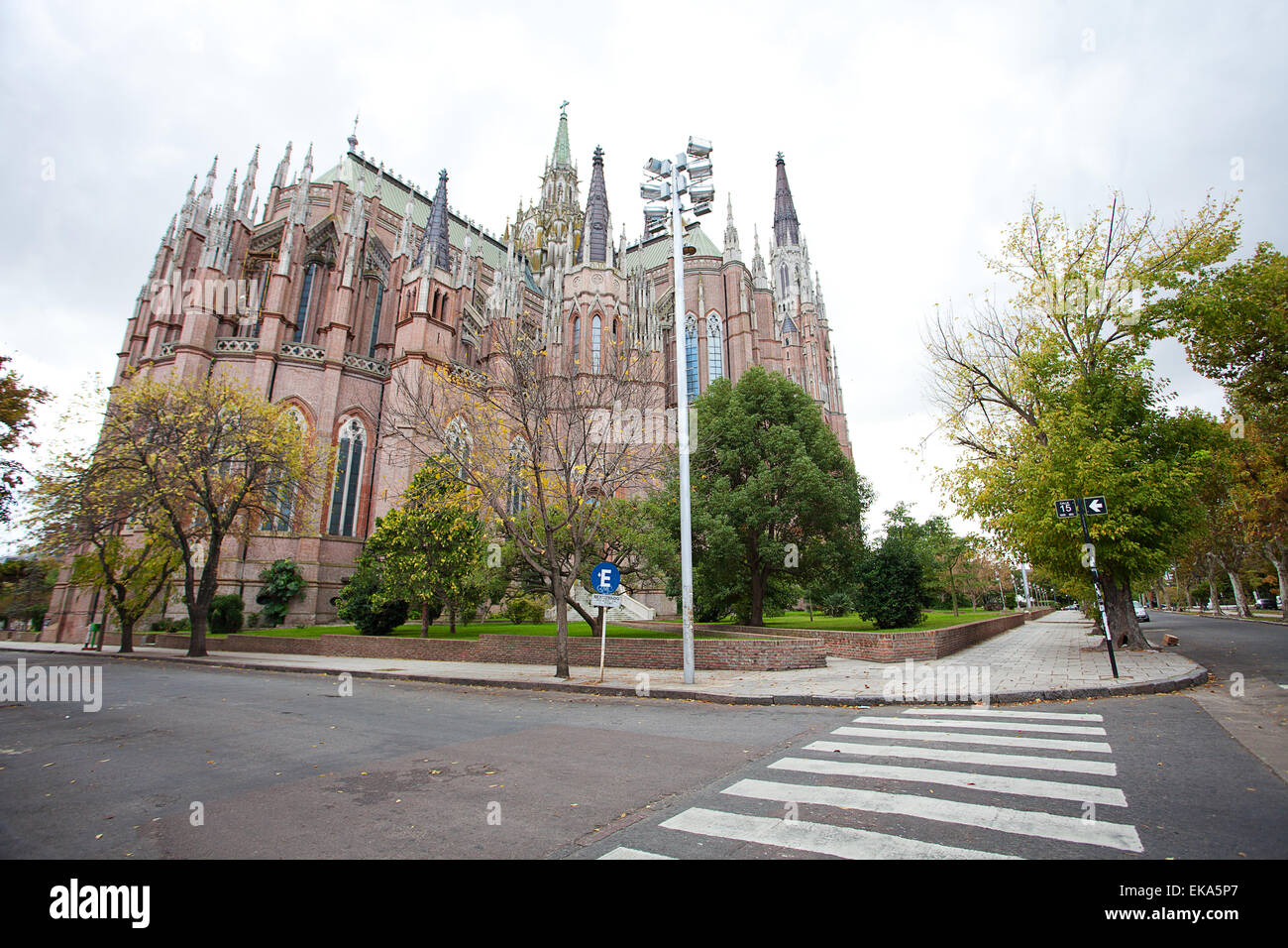Die Kathedrale in der Stadt von La Plata, Argentinien Stockfoto