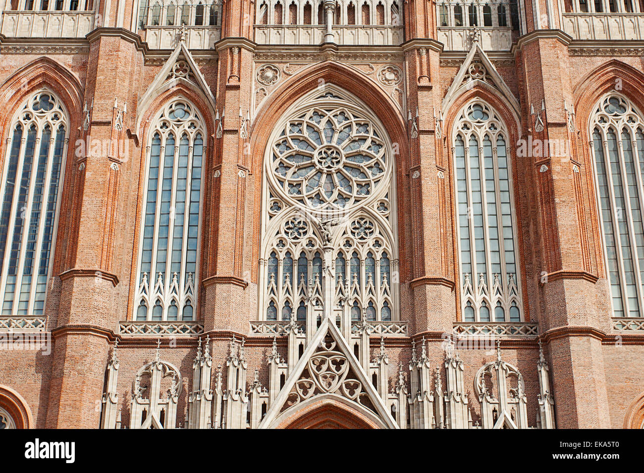 Die Kathedrale in der Stadt von La Plata, Argentinien Stockfoto