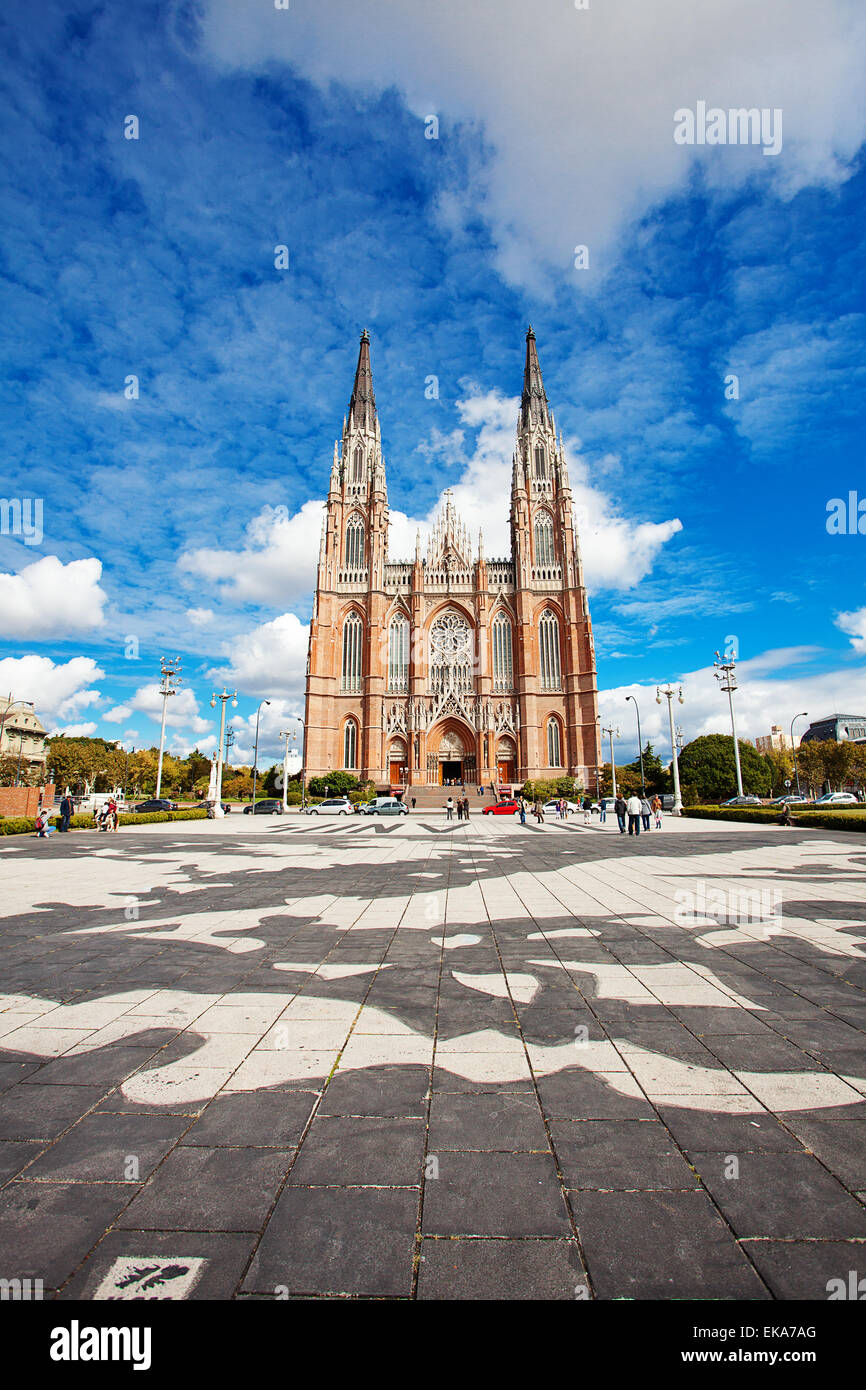 Die Kathedrale in der Stadt von La Plata, Argentinien Stockfoto