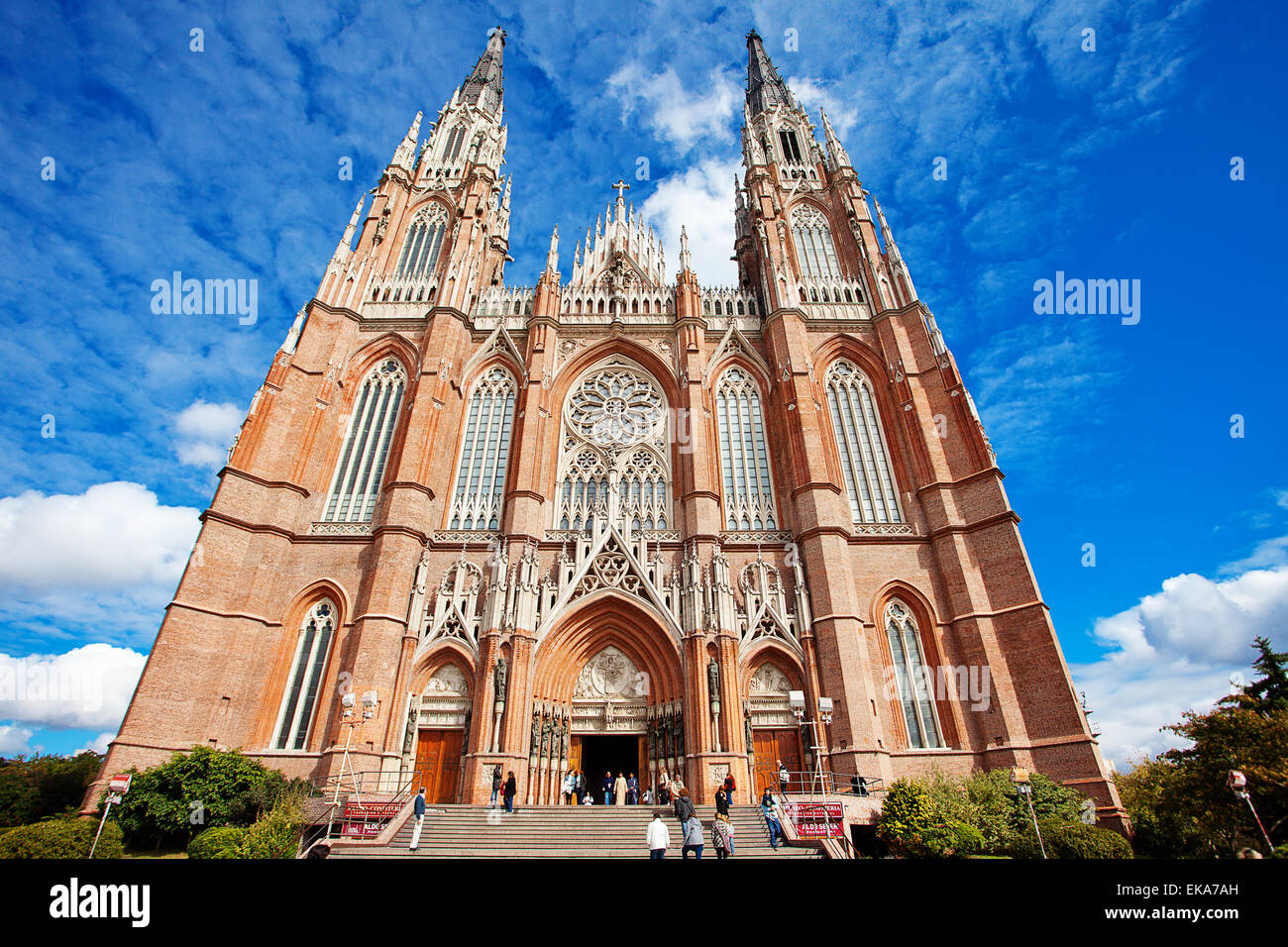 Die Kathedrale in der Stadt von La Plata, Argentinien Stockfoto