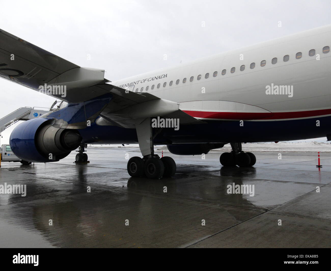 Airbus A310 CC-150 Polaris, RCAF 01, die Regierung von Kanada VIP Flugzeug Stockfoto