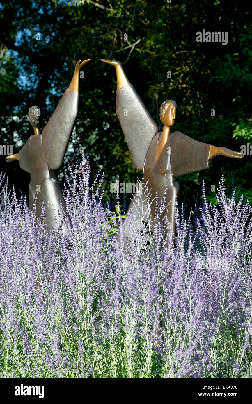 Fiesta Skulptur Von Carol Gold Benson Sculpture Garden Loveland