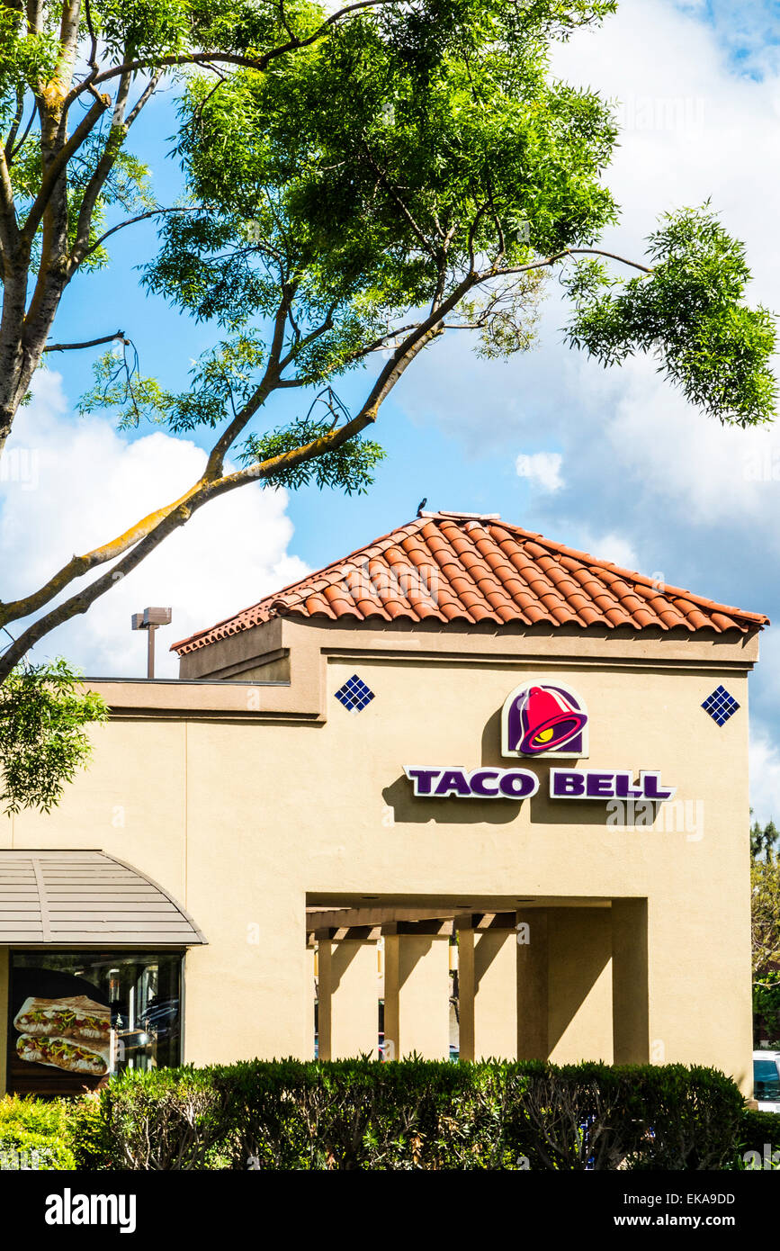 Ein Taco Bell Restaurant in Modesto, Kalifornien Stockfoto