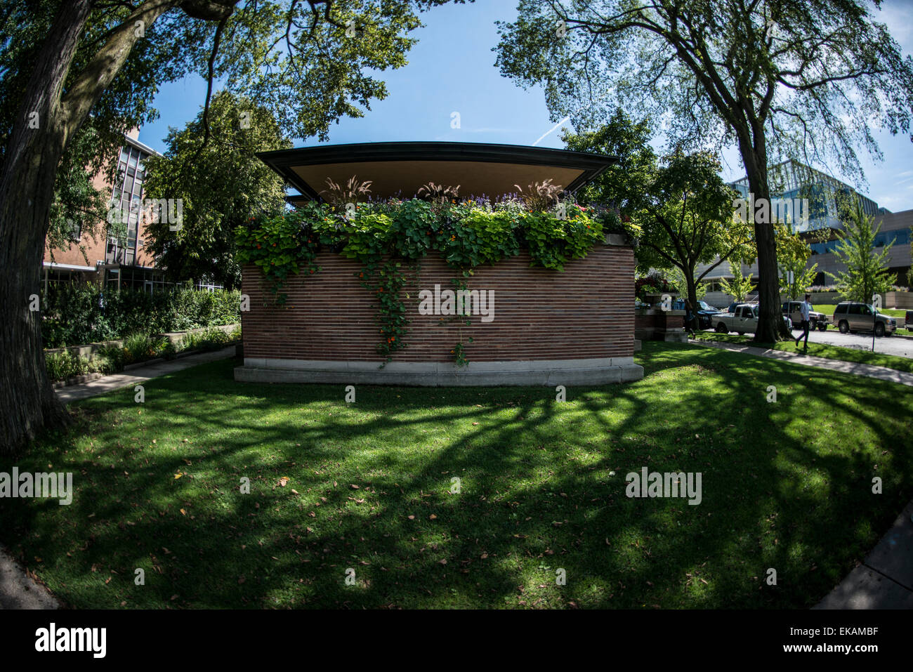 Frederick C. Robie House, Chicago Ill.Exterior anzeigen Stockfoto