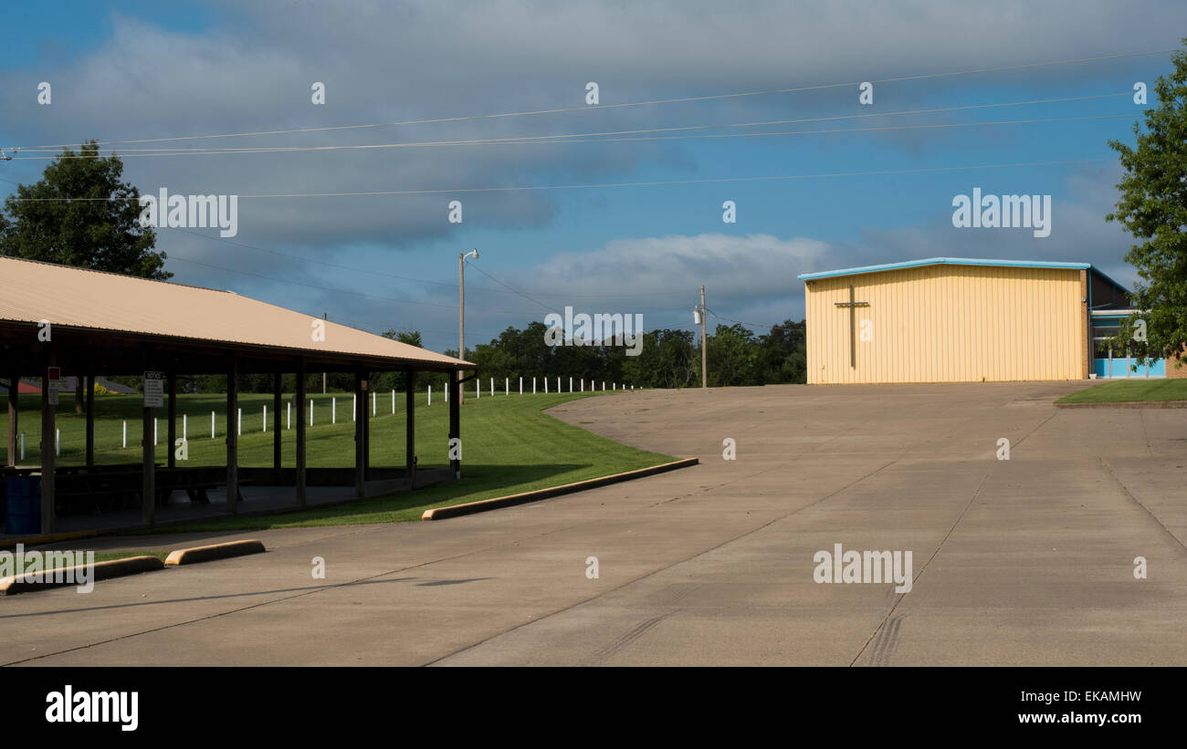 Entlang des Mississippi, südlich von New Madrid County Stockfoto