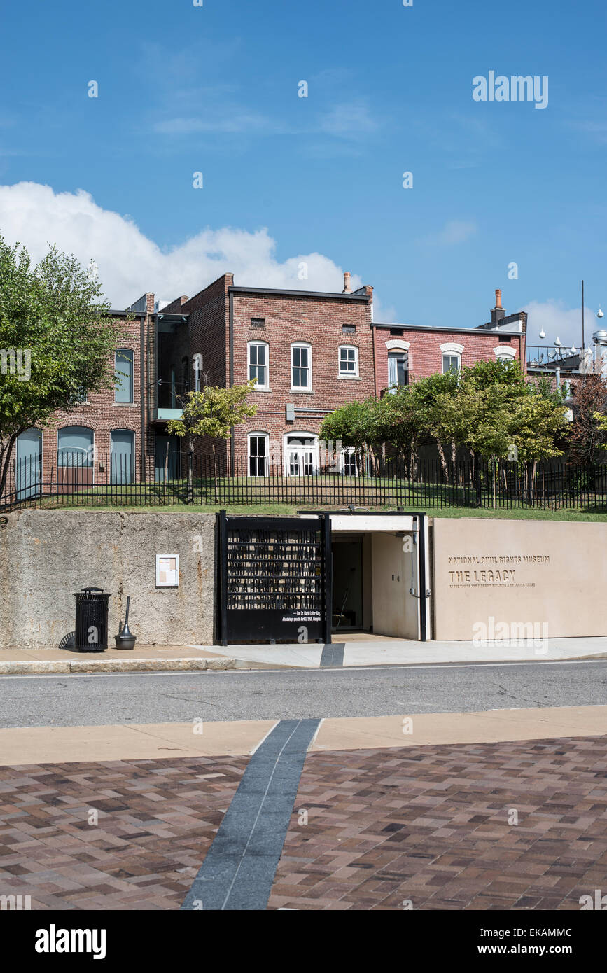 Lorraine Motel, Memphis, Martin Luther King, National Civil Rights Museum Stockfoto