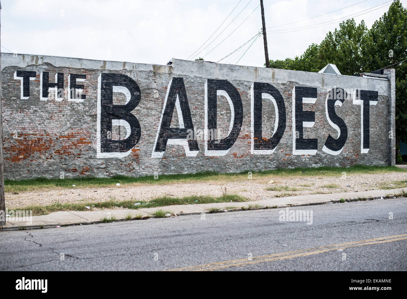 Memphis Tennessee, Streetart und Graffiti, Stockfoto