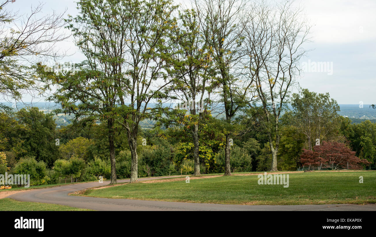 Monticello, Pflanzung von Thomas Jefferson, Charlottesville, Virginia, Stockfoto