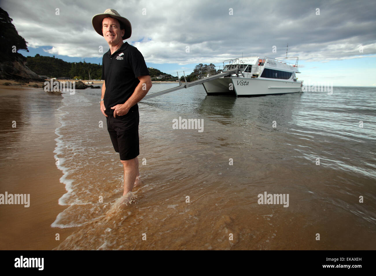Darryl Wilson von Wilsons Abel Tasman National Park Ltd Stockfoto
