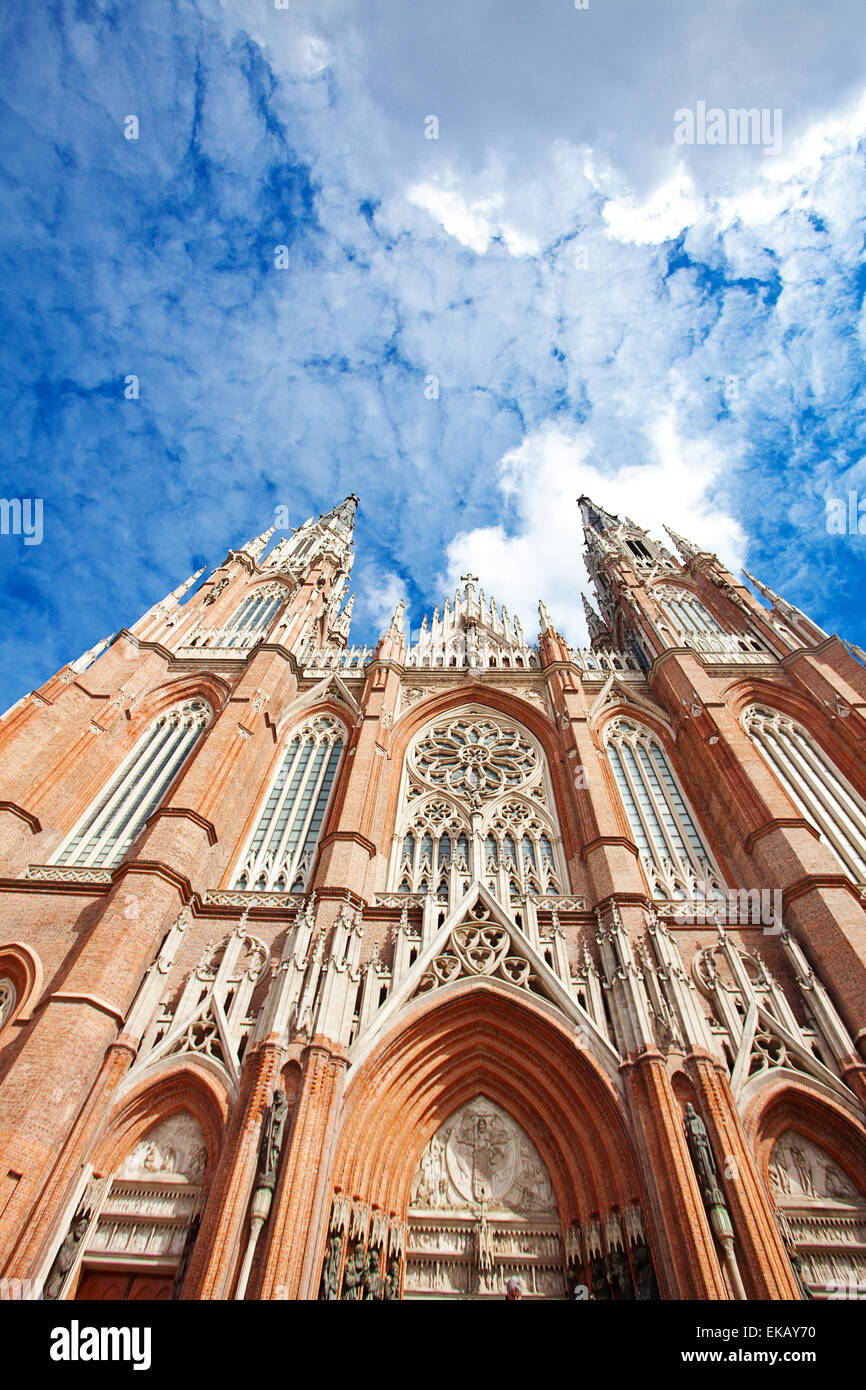 Die Kathedrale in der Stadt von La Plata, Argentinien Stockfoto