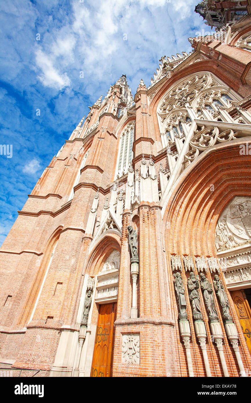 Die Kathedrale in der Stadt von La Plata, Argentinien Stockfoto