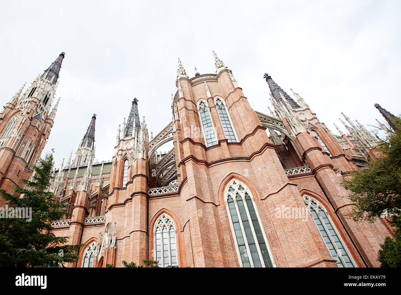 Die Kathedrale in der Stadt von La Plata, Argentinien Stockfoto