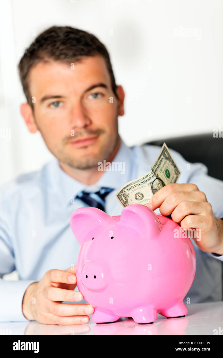 das Schweinchen Stockfoto