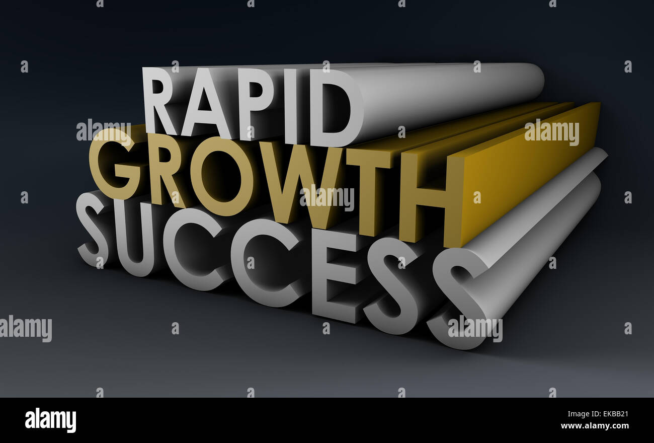 Schnelles Wachstum Stockfoto