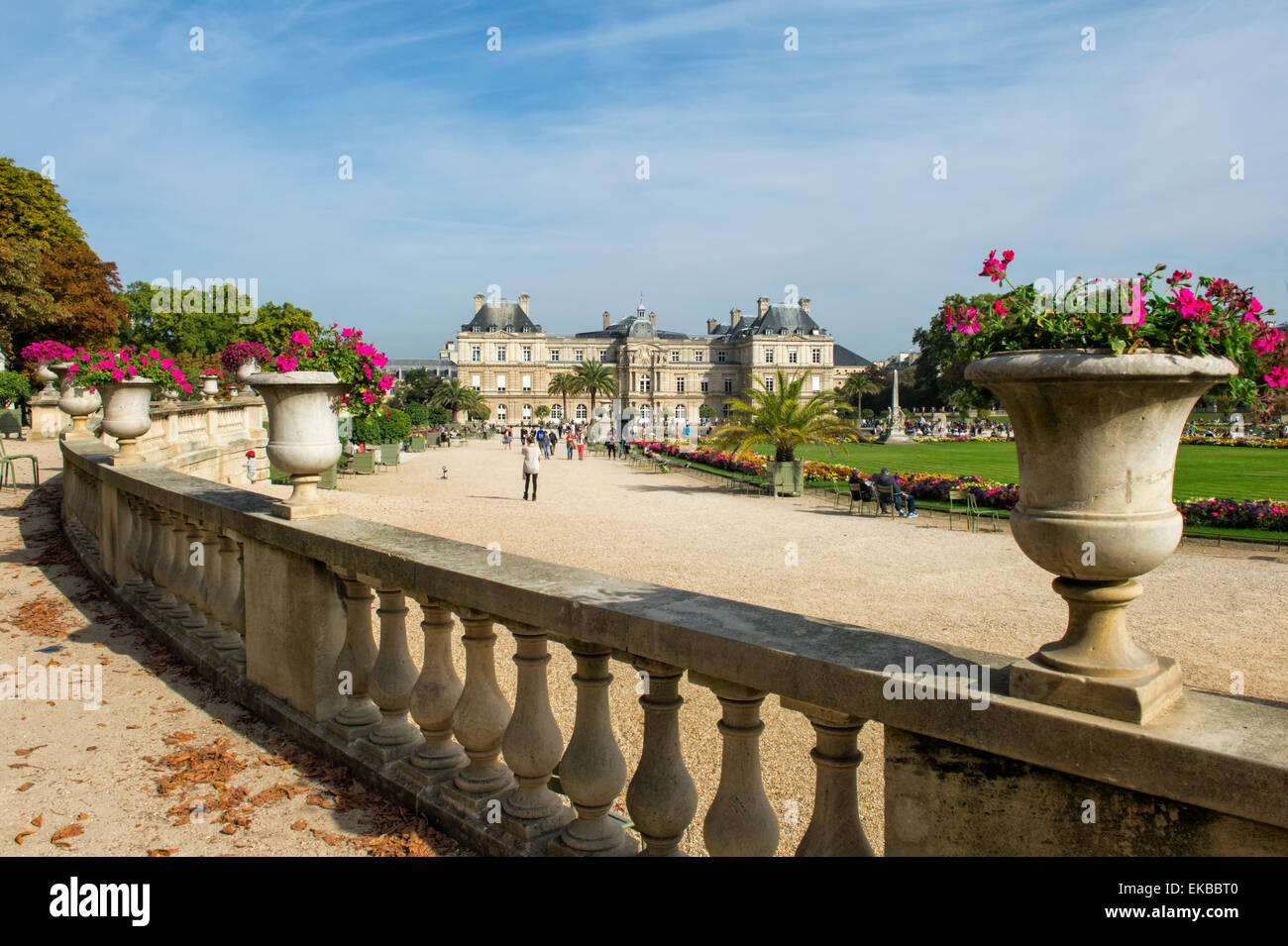 Luxembourg-Palast und Gärten, Paris, Frankreich, Europa Stockfoto