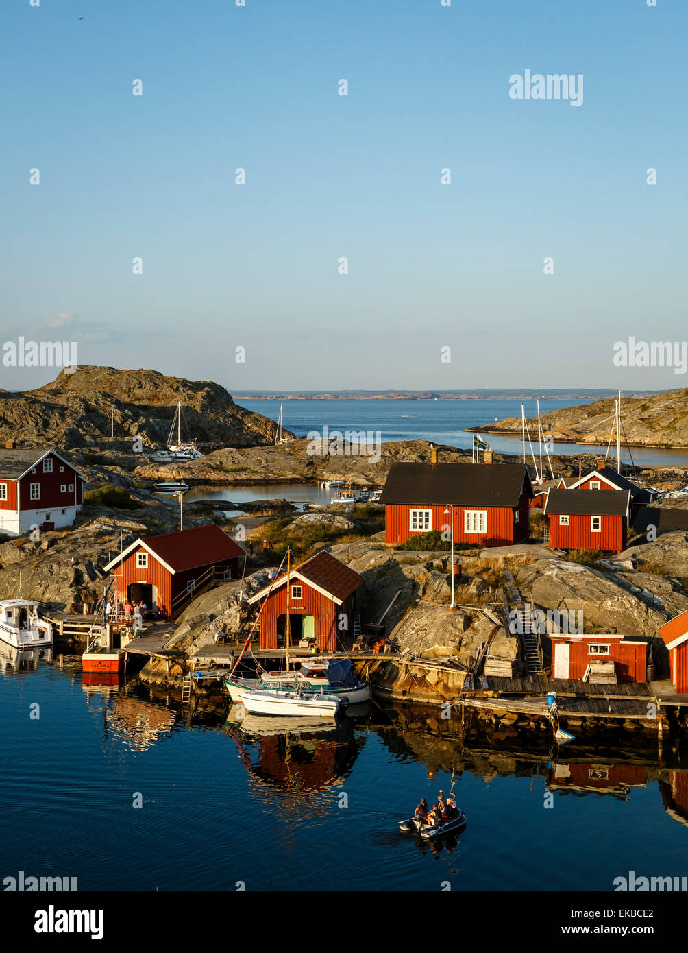 Vaderoarna (The Wetterinseln) Archipel, Bohuslan Region, Westküste, Schweden, Skandinavien, Europa Stockfoto