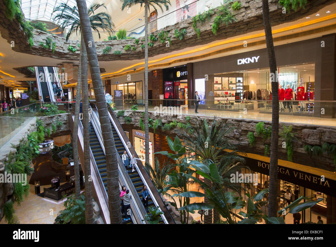 Cotai Central Shopping-Mall, Cotai Strip, Taipa, Macao, China, Asien Stockfoto