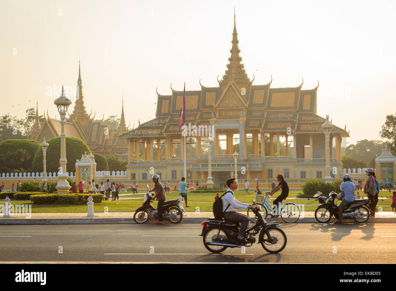 Der königliche Palast, Phnom Penh, Kambodscha, Indochina, Südostasien, Asien Stockfoto