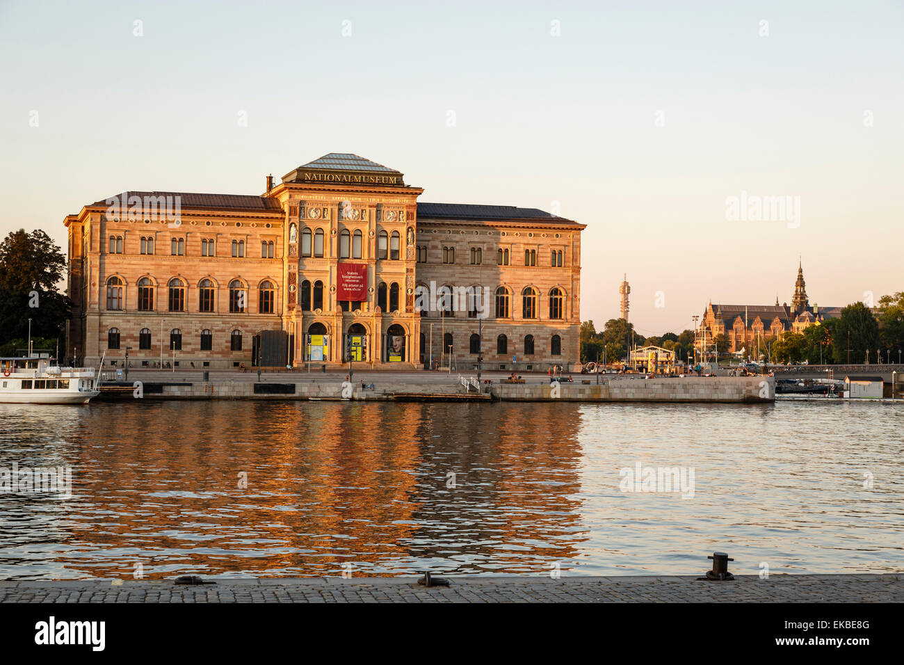 Das Nationalmuseum, Stockholm, Schweden, Skandinavien, Europa aufzubauen Stockfoto
