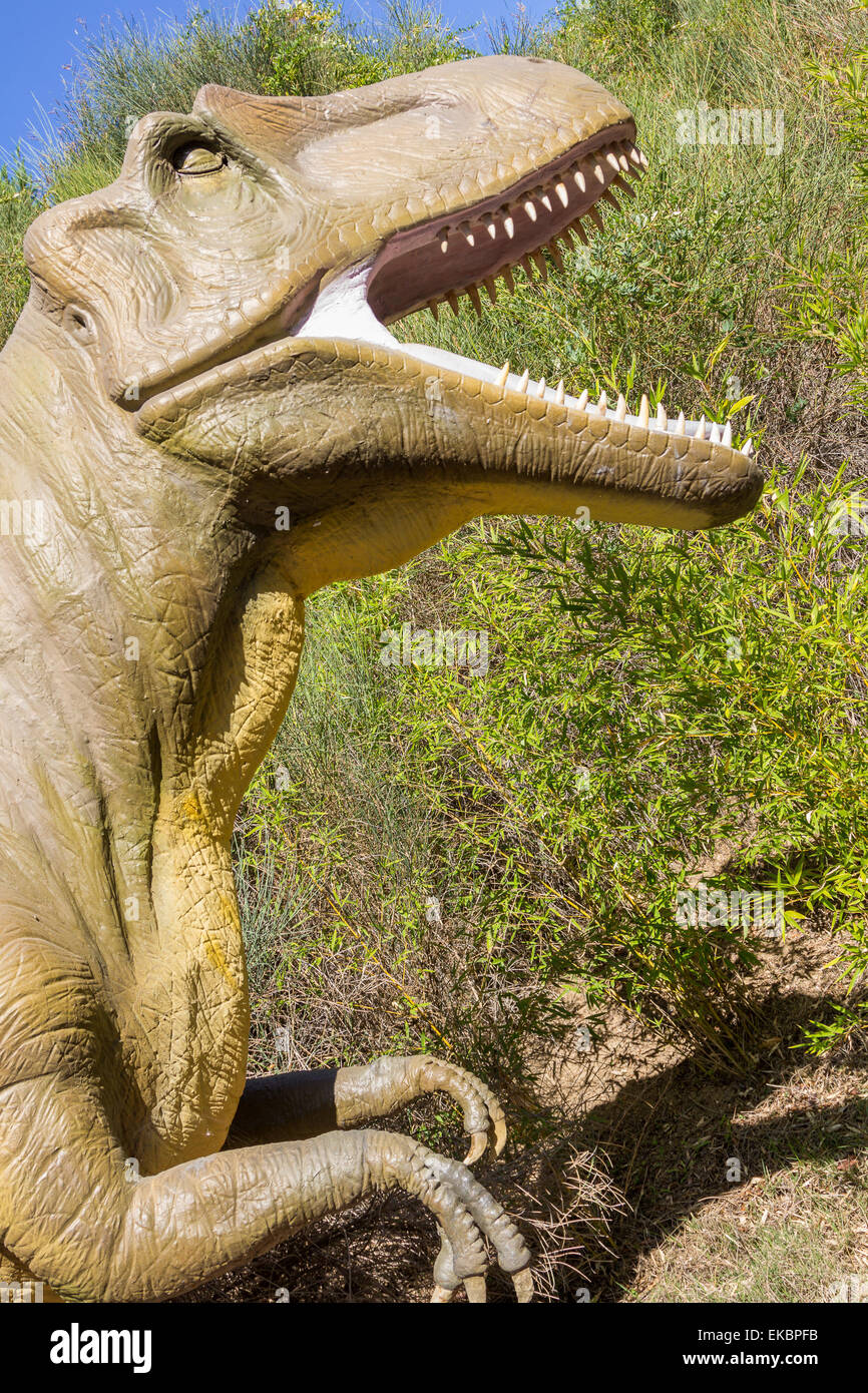 furchterregende Fleischfresser Dinosaurier Tyrannosaurus Rex Stockfoto