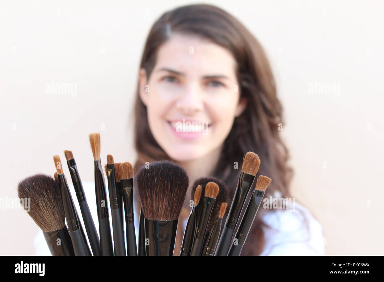 Make-up Artist Stockfoto