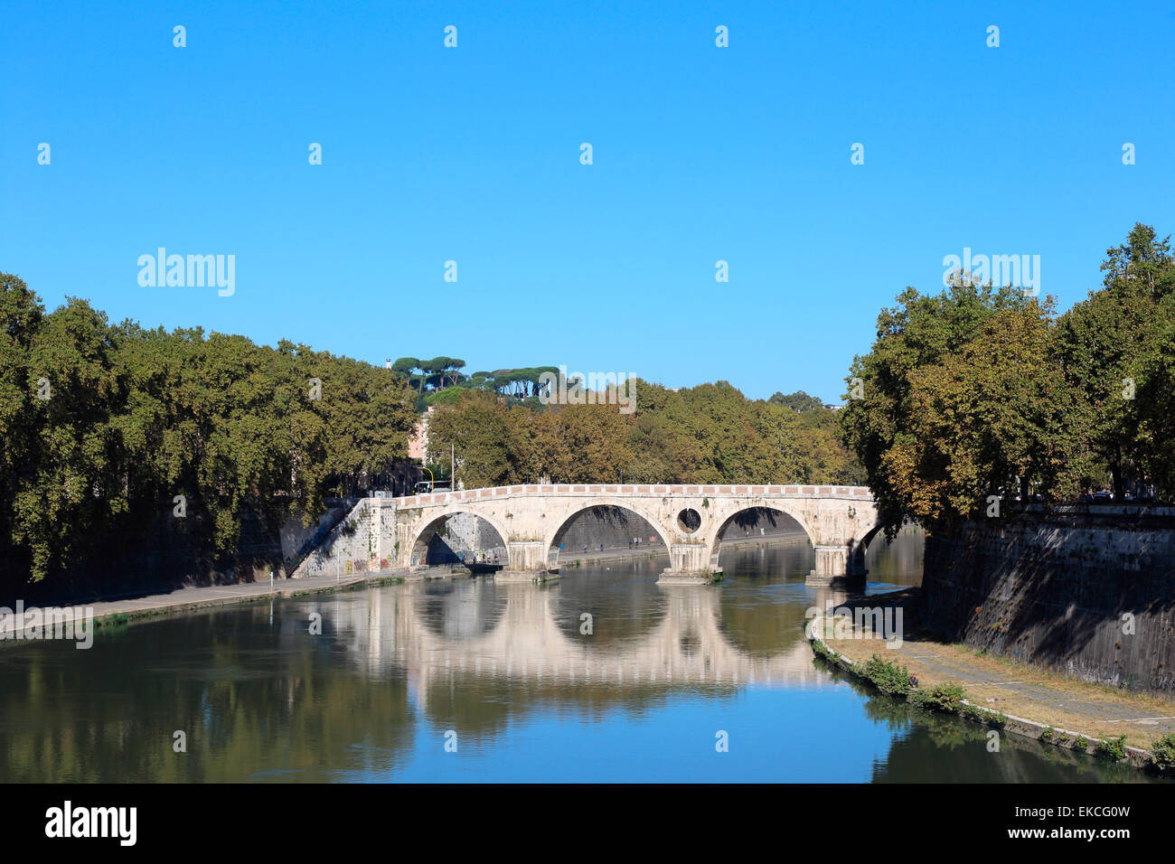 Italien Rom Tevere Stockfoto