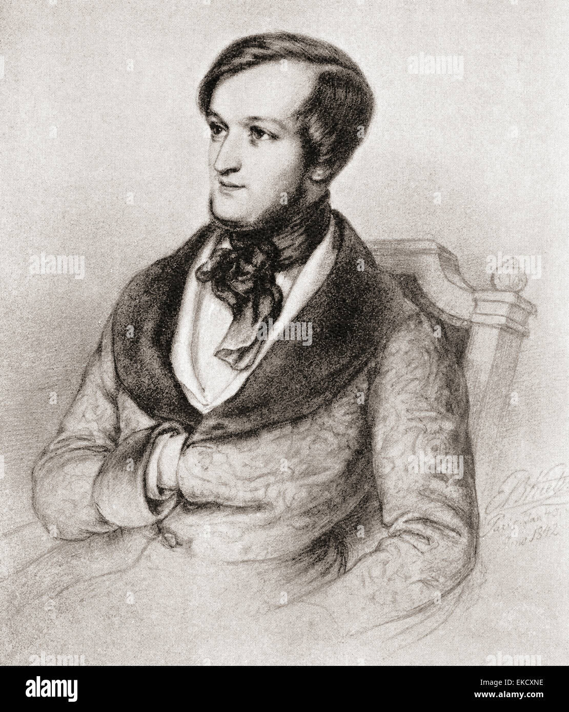 Wilhelm Richard Wagner, 1813-1883. Deutscher Komponist, Theaterdirektor ...