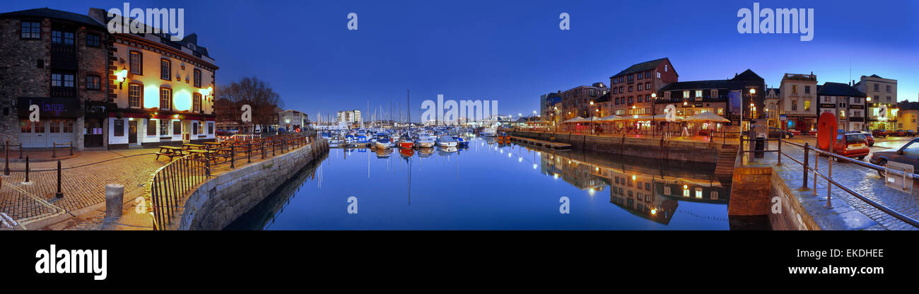 Barbican in Plymouth Stockfoto