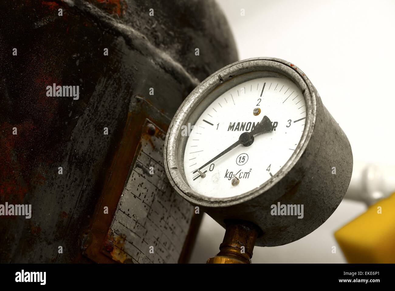 Manometer Stockfoto