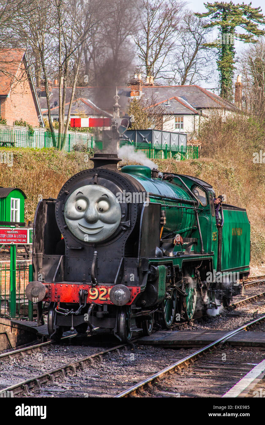 Motor-925 "Cheltenham Alresford Station, Brunnenkresse Linie Mitte Hants Eisenbahn, Hampshire, England, UK Stockfoto