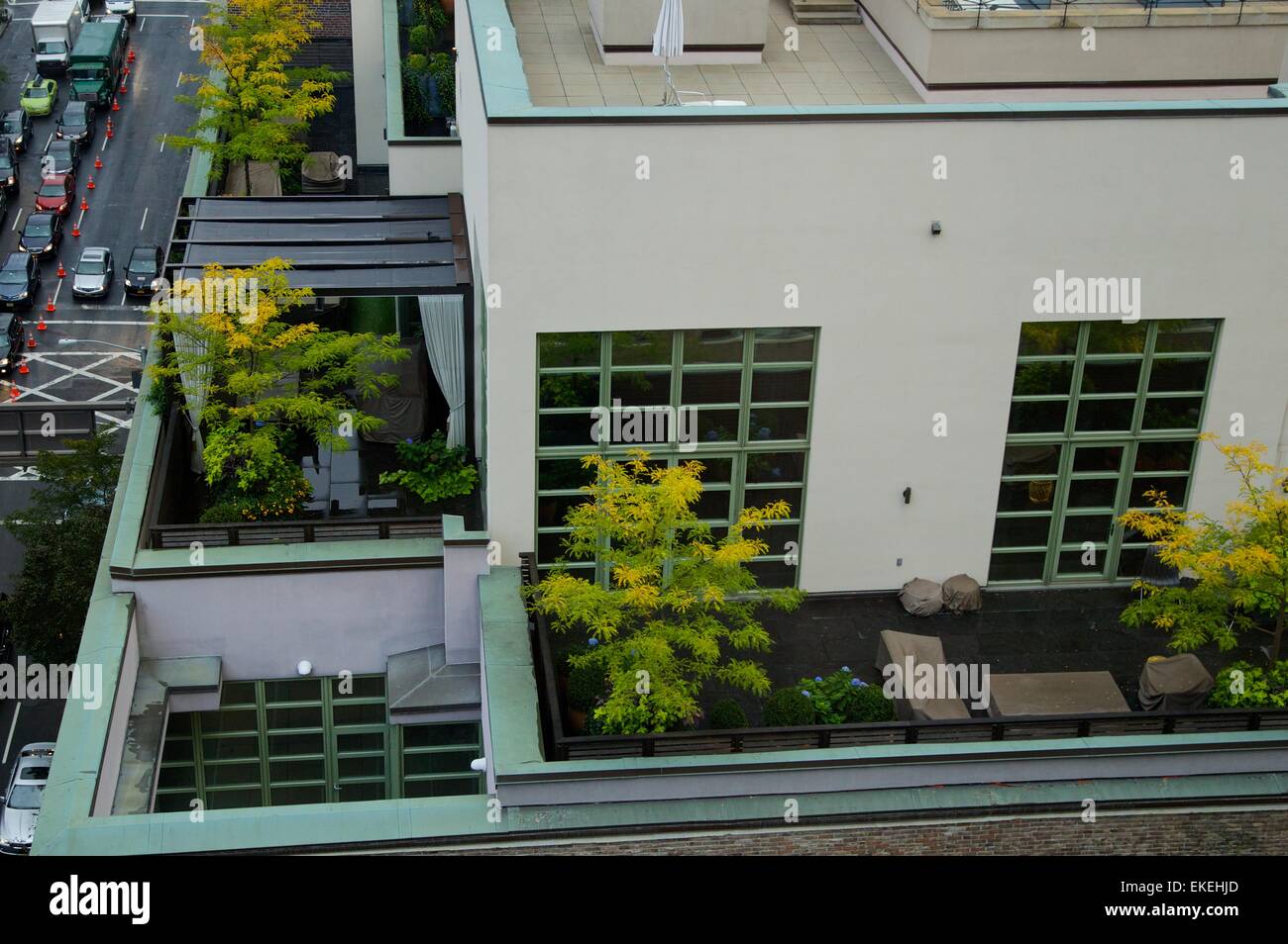 Luftaufnahmen von Jay Z Loftwohnung auf 195-Hudston-Straße im Stadtteil Tribeca New York City mit: Atmosphäre wo: New York City, New York, USA bei: 5. Oktober 2014 Stockfoto