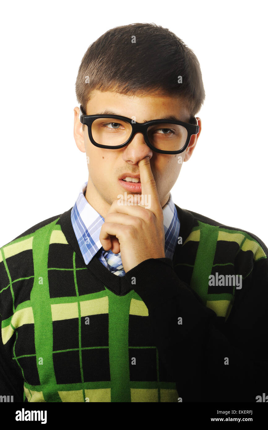 Nerd Stockfoto