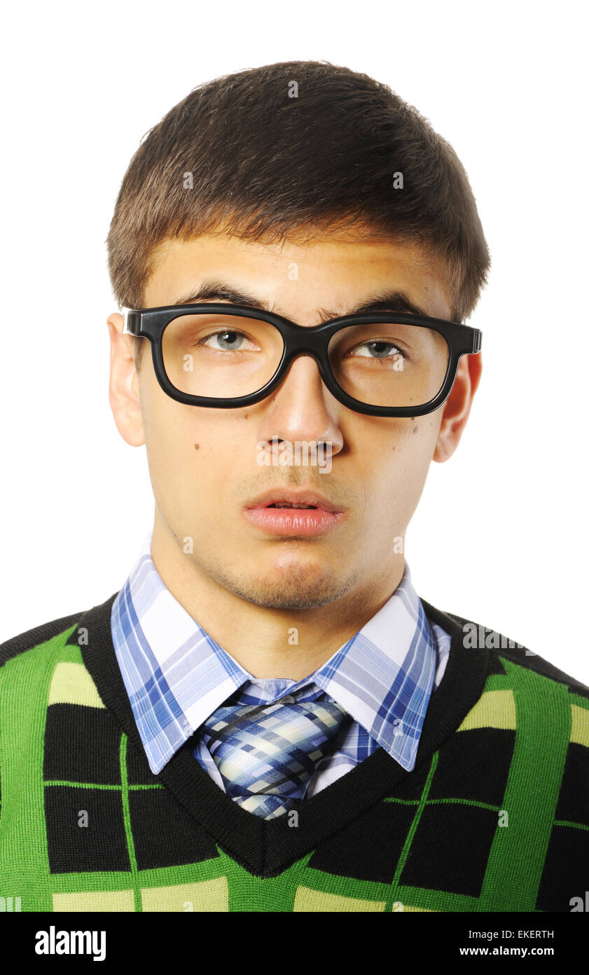 Nerd Stockfoto