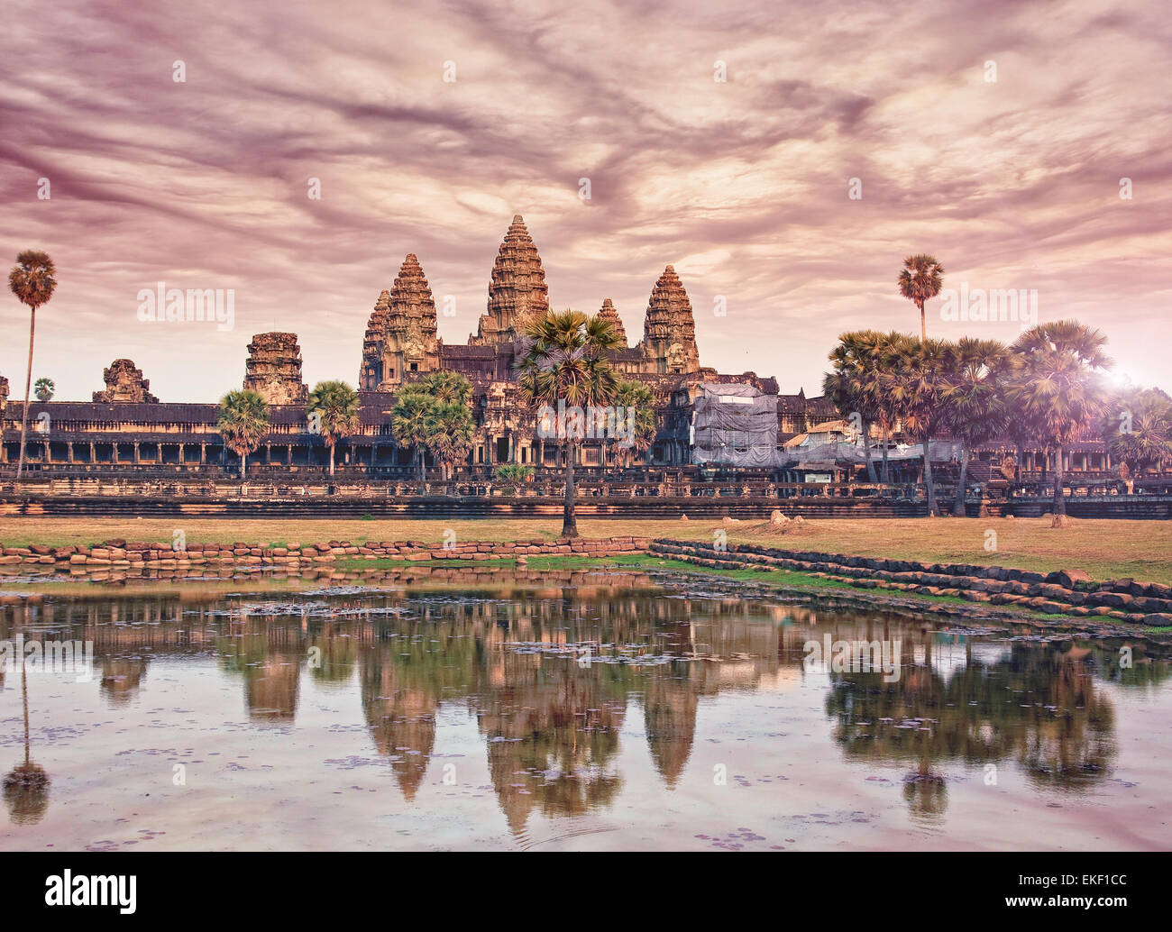 Angkor Wat Stockfoto