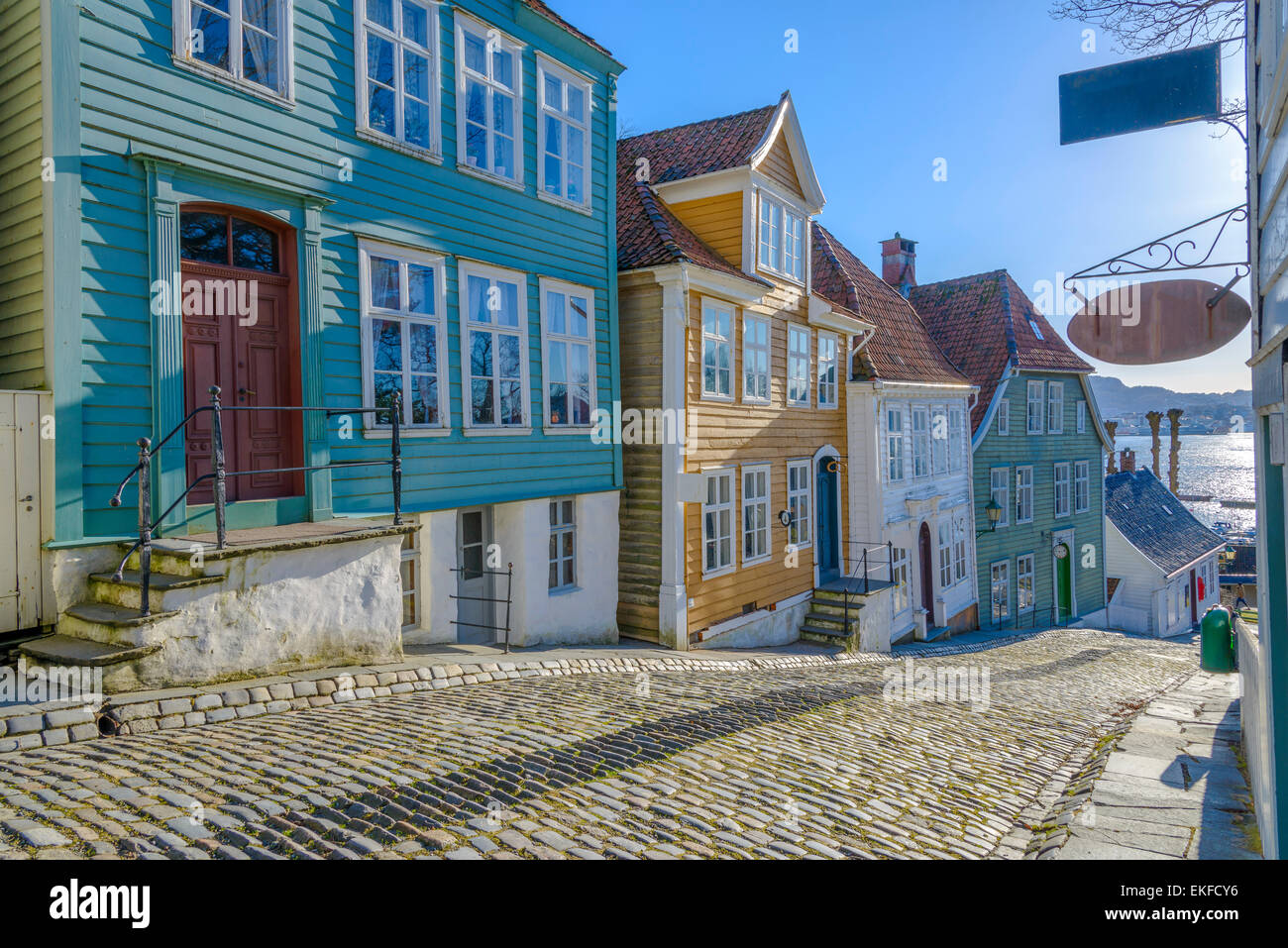 Dieses Museum bietet einen seltenen Blick auf Kleinstadt-Leben im 18. und 19. Jahrhundert mit verschiedenen antiken Wohnungen und Geschäfte, ein Stockfoto
