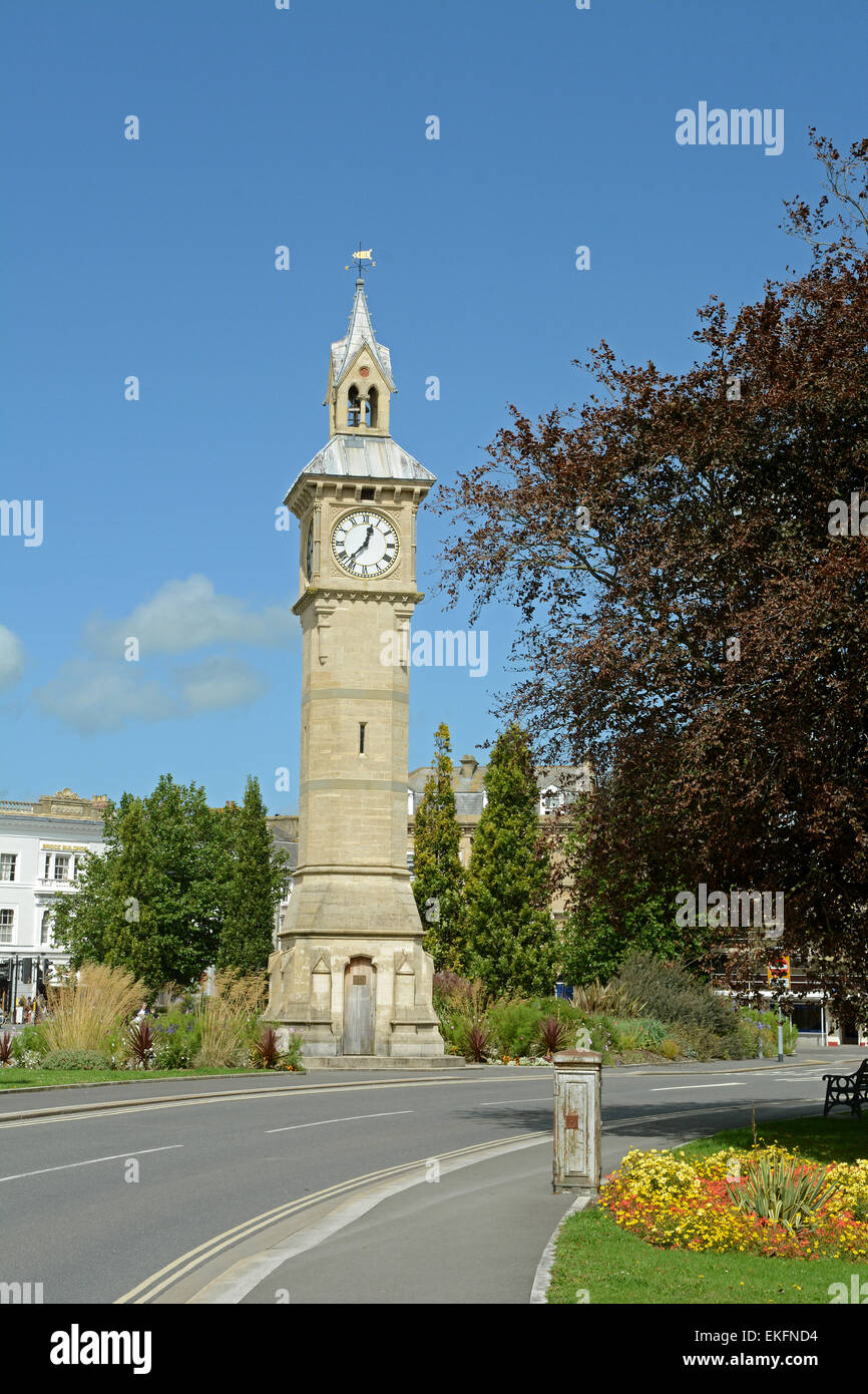 Albert Memorial Clock, Square, Barnstaple, Devon Stockfoto