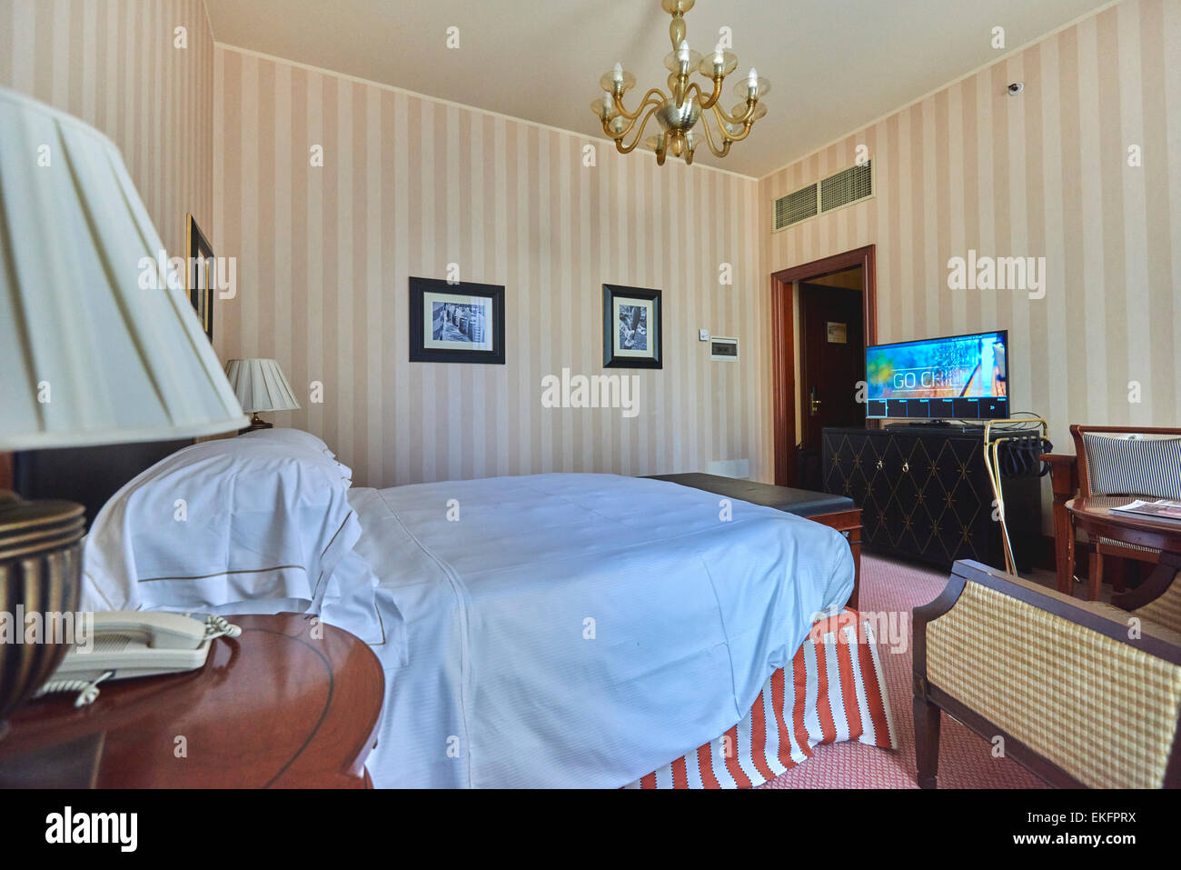 Das Hilton Molino Stucky Venice befindet sich auf der Insel Giudecca Italien Stockfoto