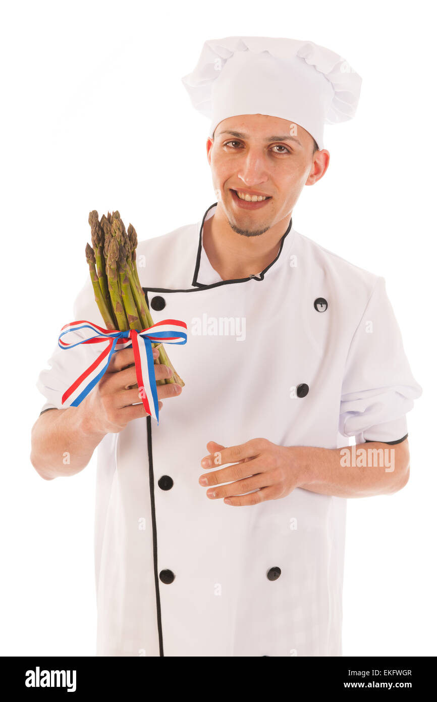 Holländische Spargel Stockfoto