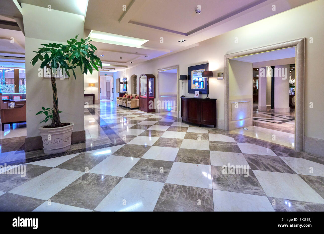 Das Hilton Molino Stucky Venice befindet sich auf der Insel Giudecca Italien Stockfoto