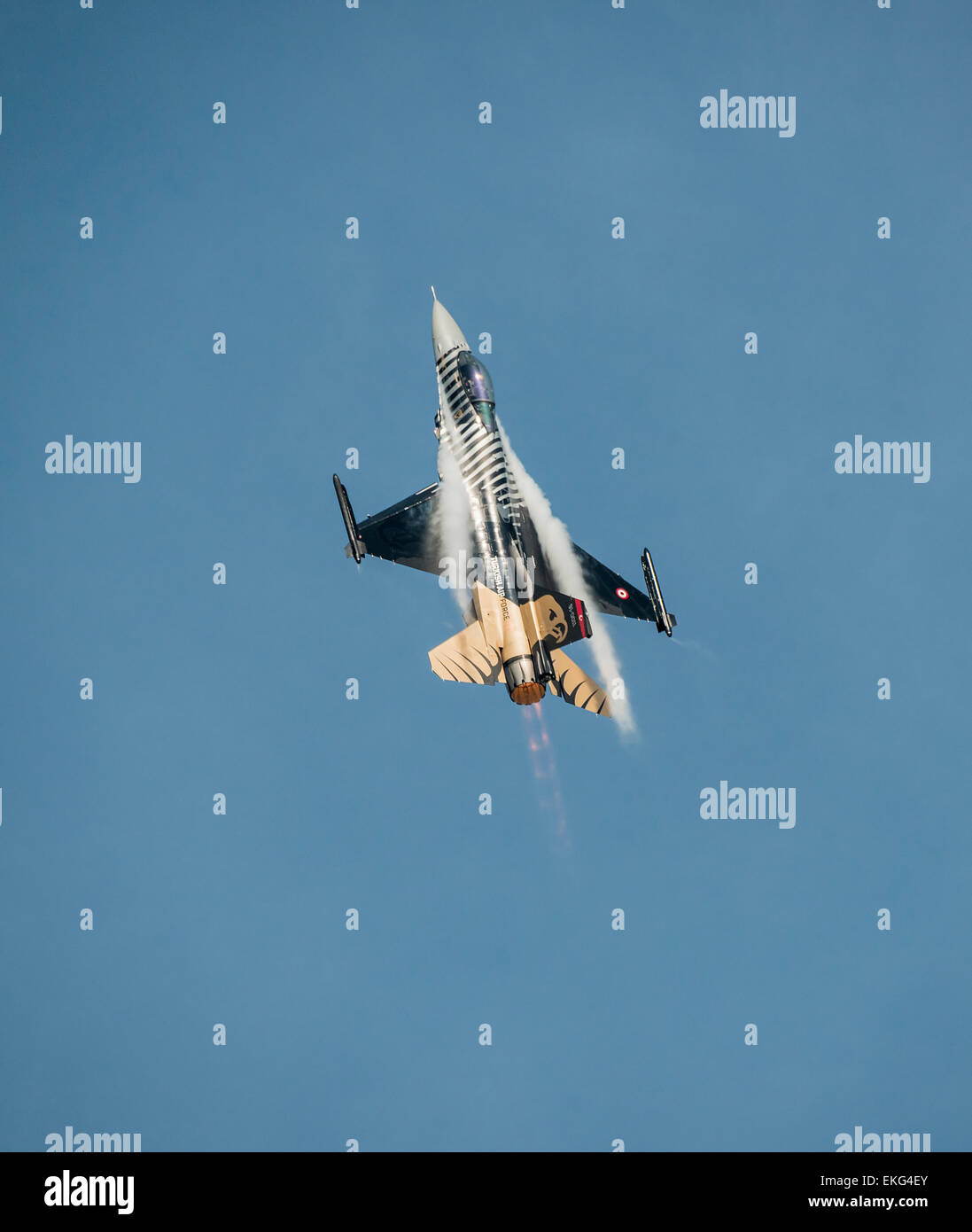 Türkische Luftwaffe F16C Fighting Falcon RIAT 2014 Stockfoto