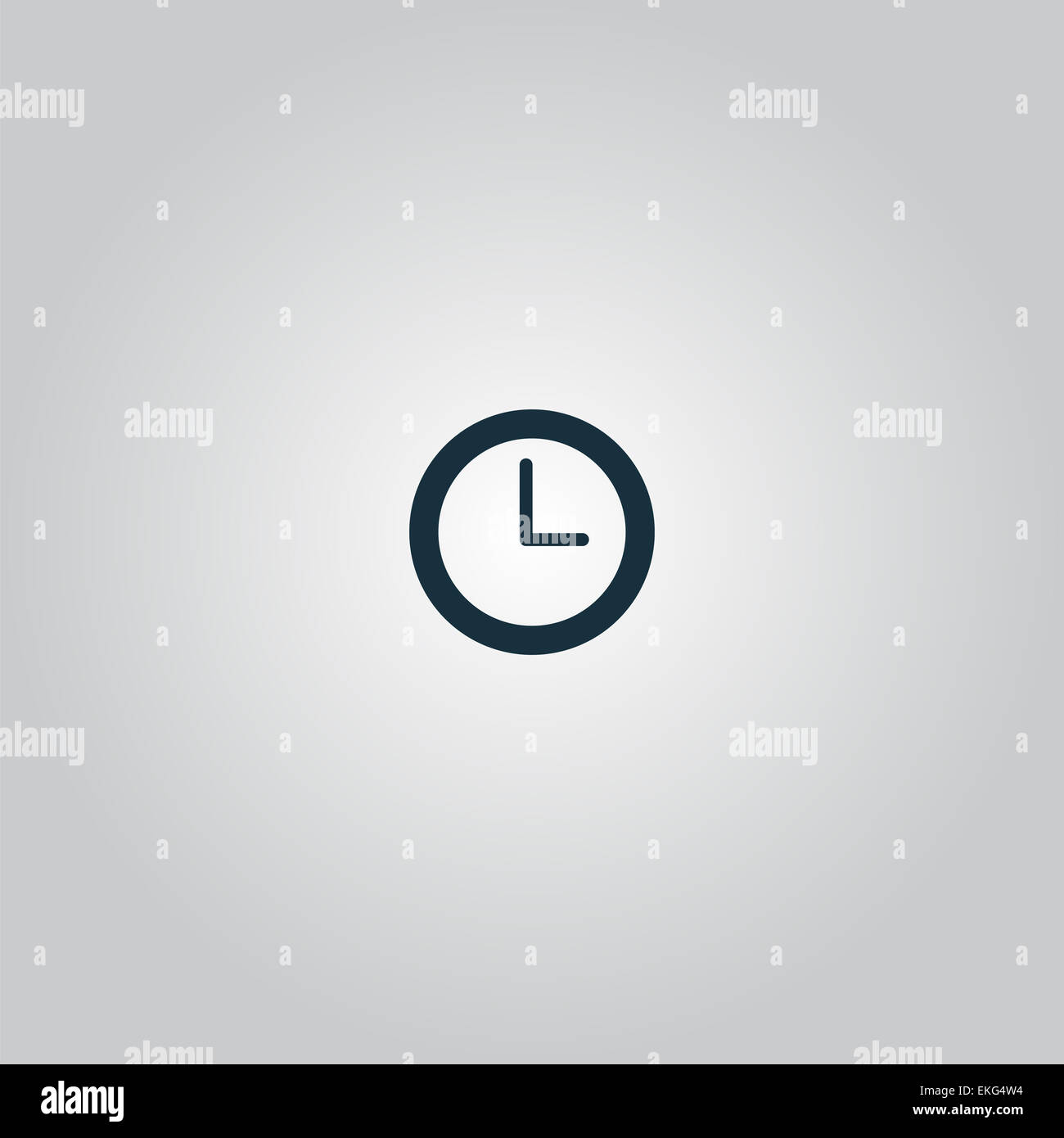 Stempeluhr Vektor icon Stockfoto