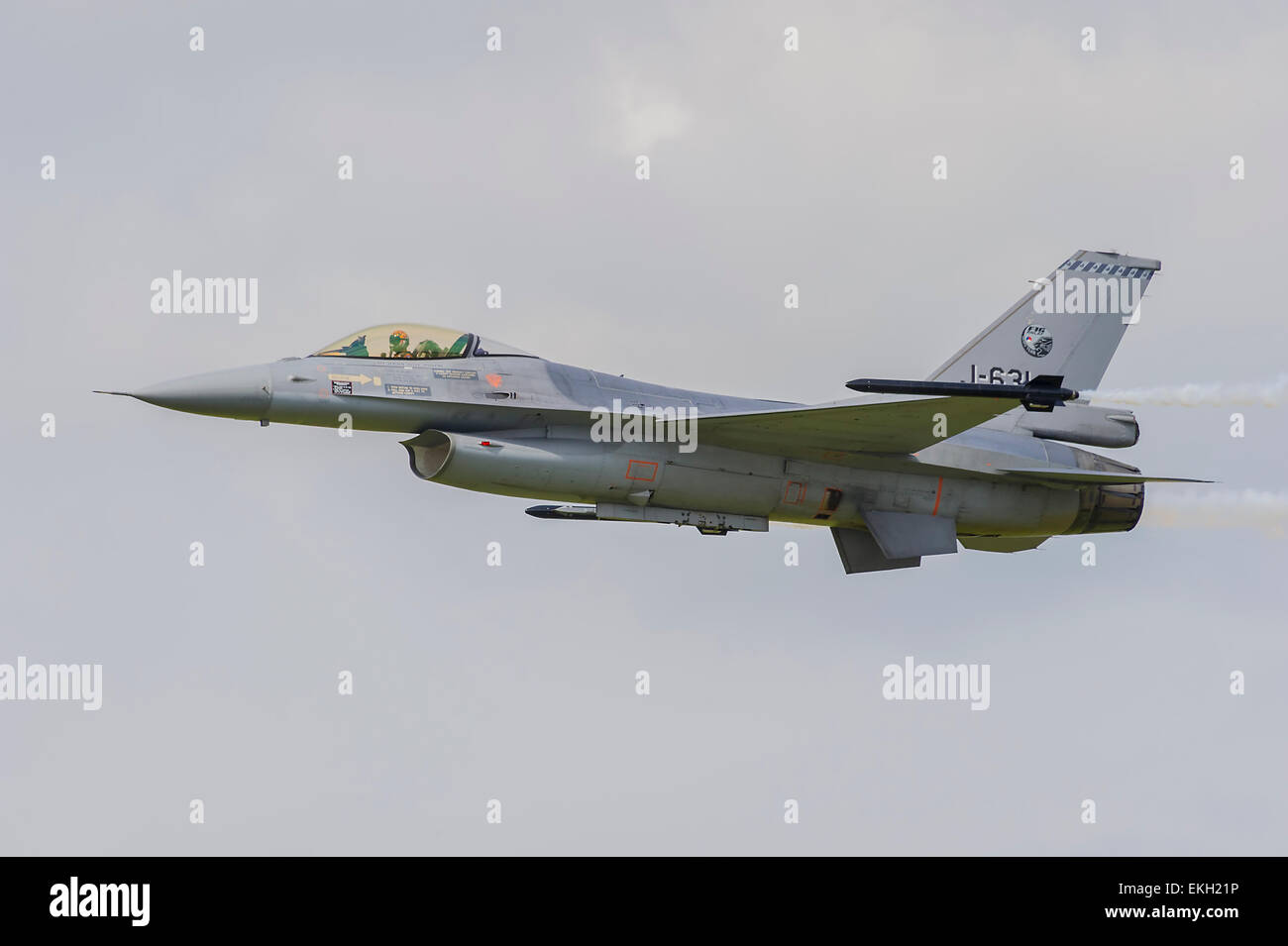 Royal Netherlands Air Force F16M Fighting Falcon RIAT 2014 Stockfoto